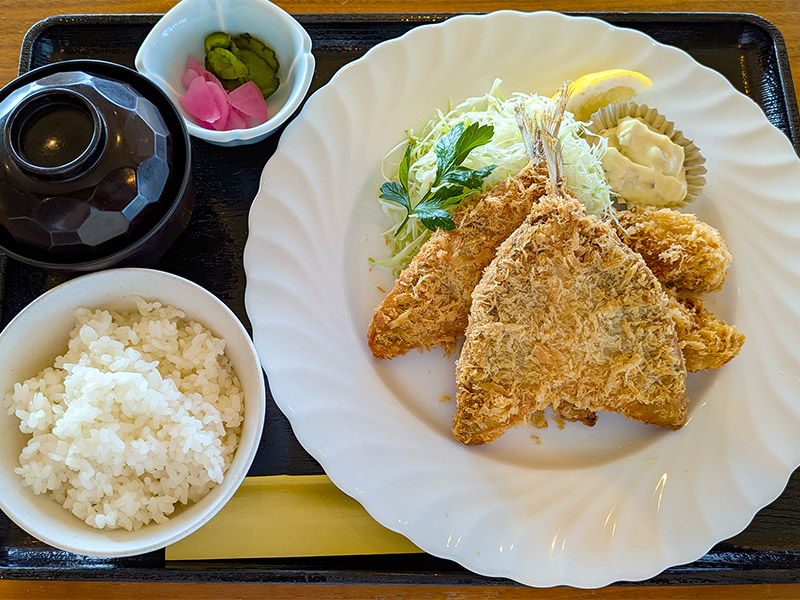 アジ＆カキフライ
