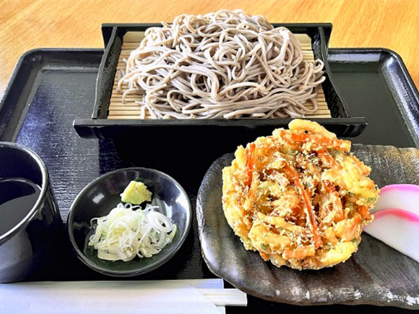 かき揚げそば（温・冷）